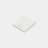 Moderne und elegante Hochzeitstypografie Post-it Klebezettel (angewinkelt)