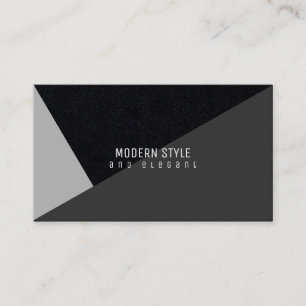 Moderne und elegante minimale Geometrie Visitenkarte