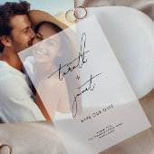 Moderne und elegante Namen rettete unser Datum Pergament Einladungen