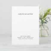 Moderne und elegante Save the Date Card (Stehend Vorderseite)