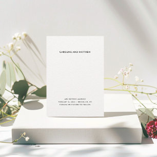 Moderne und elegante Save the Date Card