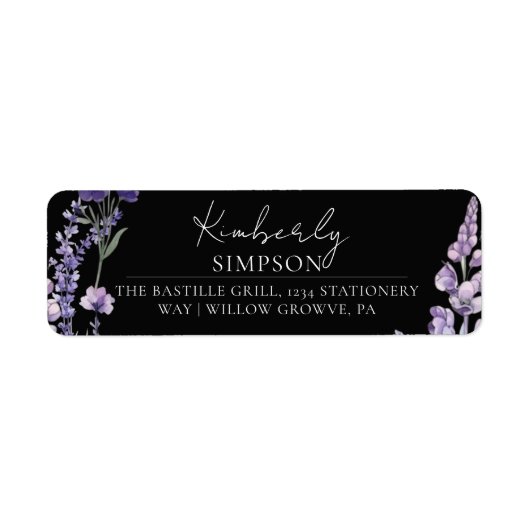 Moderne und elegante wilde Blumen rustikale Hochze (Vorne)
