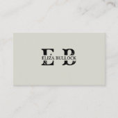 Moderne und Extravagante Visitenkarte (Vorderseite)