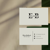 Moderne und Extravagante Visitenkarte