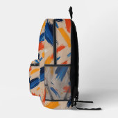 Moderne und farbenfrohe Farben Bedruckter Rucksack (Rechts)