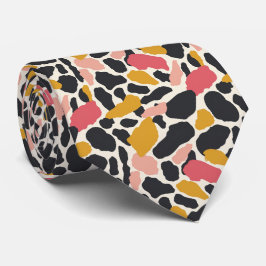 Moderne und farbenfrohe Tierdrucke Krawatte