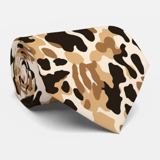 Moderne und farbenfrohe Tierdrucke Krawatte (Gerollt)