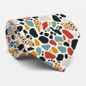 Moderne und farbenfrohe Tierdrucke Krawatte (Gerollt)