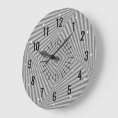 Moderne und geometrische Einrichtung - Ungewöhnlic Große Wanduhr (Winkel)