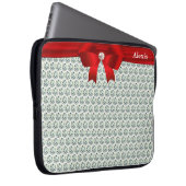 Moderne und Glitzer Diamanten auf silberm Notebook Laptopschutzhülle (Vorne Rechts)