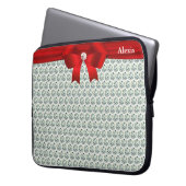 Moderne und Glitzer Diamanten auf silberm Notebook Laptopschutzhülle (Vorderseite Links)