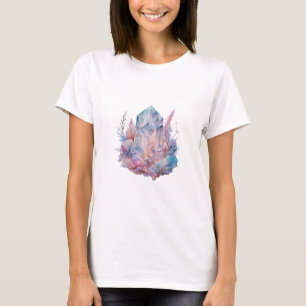 Moderne und hübsche Kristalle Weiße Halloween T-Shirt