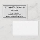 Moderne und individuell anpassbare Urologist Busin Visitenkarte (Vorne/Hinten)