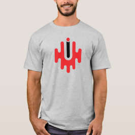 Moderne und klassische Letter U Monogramm T-Shirt