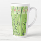 Moderne und Künstlerische Rote Flora Milchtasse (Rechts)