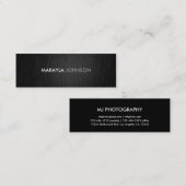 Moderne und minimale berufliche Geschäfts-Karten Mini Visitenkarte (Vorne/Hinten)