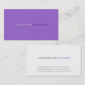 Moderne und minimale Visitenkarte (Vorne/Hinten)