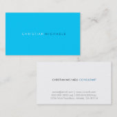 Moderne und minimale Visitenkarte (Vorne/Hinten)