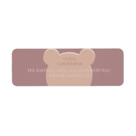 Moderne und minimalistische Bärendusche