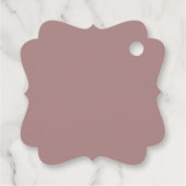 Moderne und minimalistische Bärendusche Geschenkanhänger (Rückseite)