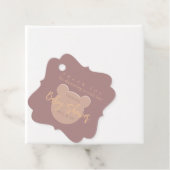 Moderne und minimalistische Bärendusche Geschenkanhänger (Beispiel)