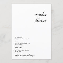 Moderne und Minimalistische Duschkabine Einladung