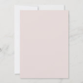 Moderne und minimalistische Einladung zur Erneueru (Rückseite)