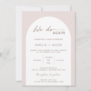 Moderne und minimalistische Einladung zur Erneueru