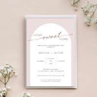 Moderne und minimalistische Einladung zur frühzeit