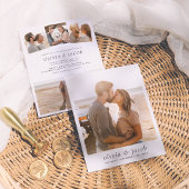 Moderne und Minimalistische Foto Hochzeit