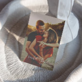 Moderne und Minimalistische Foto Hochzeit Einladung