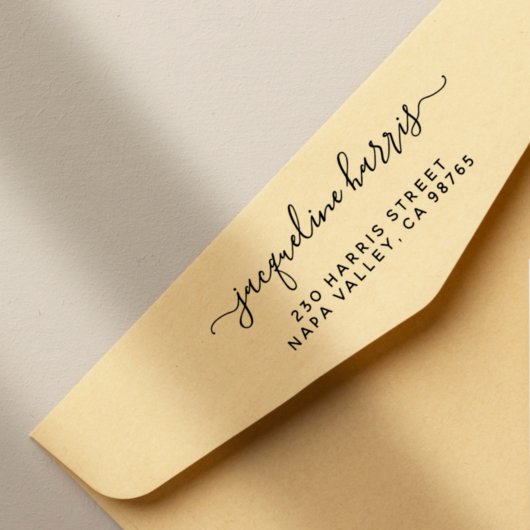 Moderne und Minimalistische handgeschriebene Rücks Gummistempel