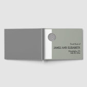 Moderne und Minimalistische Personalisierte Hochze Gästebuch (Voll)