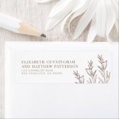 Moderne und Minimalistische Rücksendeadresse (Insitu)