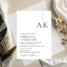 Moderne und minimalistische Typografie-Hochzeit