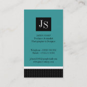 Moderne und modische Visitenkarten Visitenkarte (Rückseite)