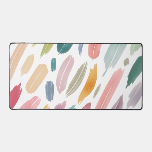 Moderne und Niedliche Abstrakte Formen Schreibtischunterlage (Vorderseite)