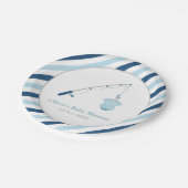 Moderne und Niedliche Baby-Duschzubehör Pappteller (Schrägansicht)