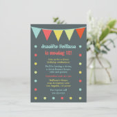 Moderne und schicke Einladung (Stehend Vorderseite)