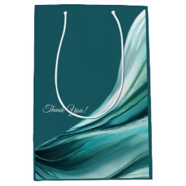 Moderne und schicke Grün- Mittlere Geschenktüte