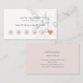 Moderne und schicke Loyalitätskarte Treuekarte (Vorne/Hinten)