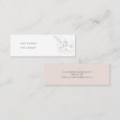 Moderne und schicke Mini-Visitenkarte Mini Visitenkarte (Vorne/Hinten)