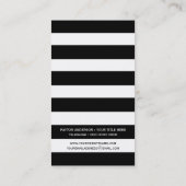 Moderne und schicke Visitenkarte-Schablone Visitenkarte (Rückseite)