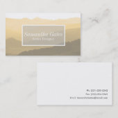 Moderne und schicke Wasserfarben | Visitenkarte (Vorne/Hinten)