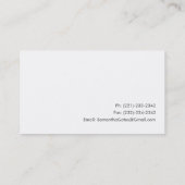 Moderne und schicke Wasserfarben | Visitenkarte (Rückseite)