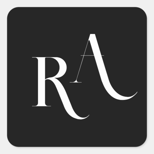 Moderne und schicke "Wedding Classic Round Sticker (Vorderseite)