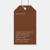 Moderne und schlanke Typografie-Dusche Geschenkanhänger (Vorderseite)