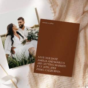 Moderne und schwache Typografie Hochzeit Rettete u Einladung