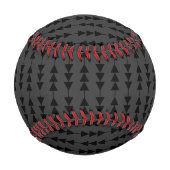 Moderne und stilvolle Black Hanging Dreiecke auf S Baseball (Rückseite)