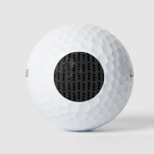 Moderne und stilvolle Black Hanging Dreiecke auf S Golfball
